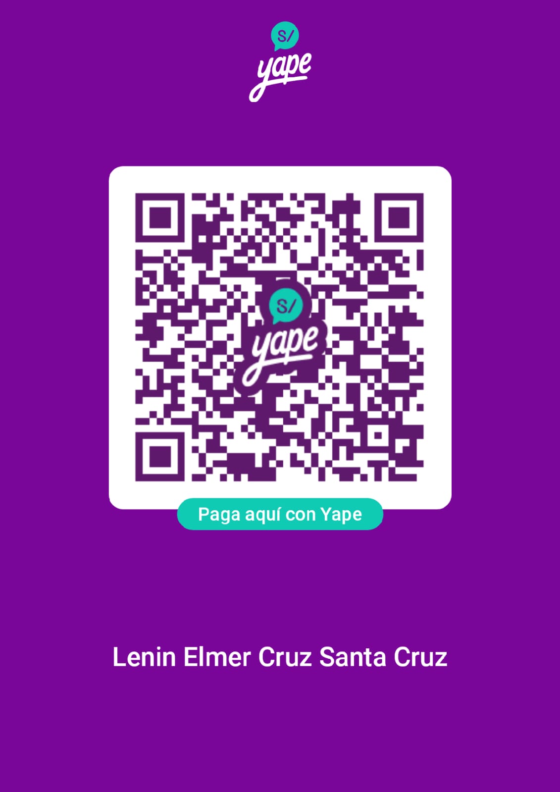 Código QR Yape